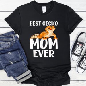 Best Gecko Mom Ever Leopard Lizard Reptile_T-Shirt