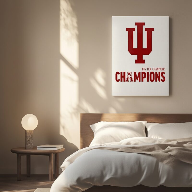 Big Ten Champions Champions Indiana Hoosiers Football_Canvas