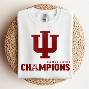 Big Ten Champions Champions Indiana Hoosiers Football_Crewneck Sweatshirt