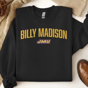 Billy Madison James Madison Dukes football_Crewneck Sweatshirt