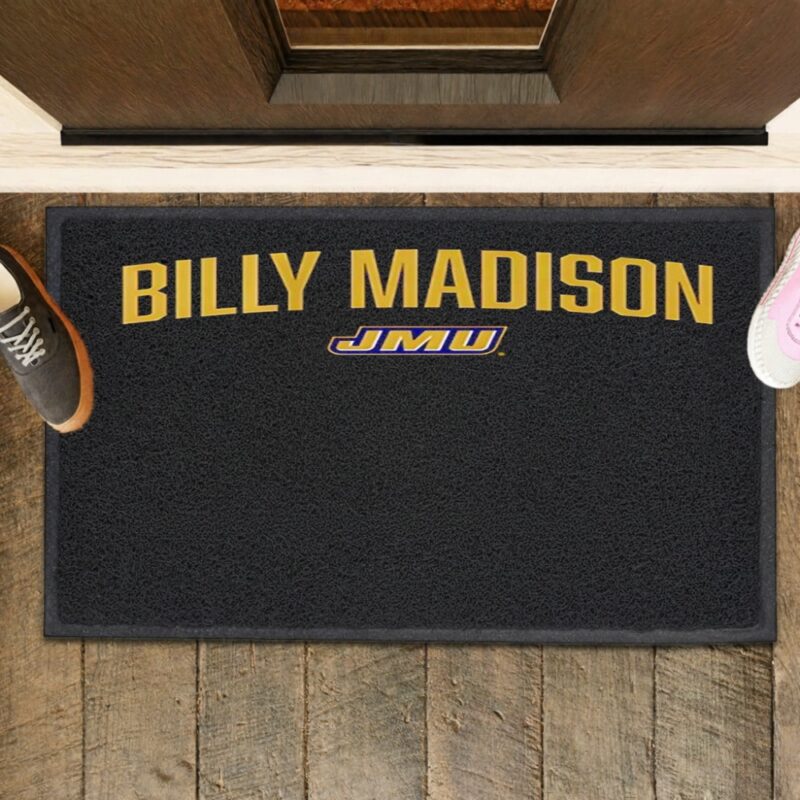 Billy Madison James Madison Dukes football_Rubber Doormat