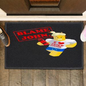 Blames Johns Meme Robloxs_Rubber Doormat
