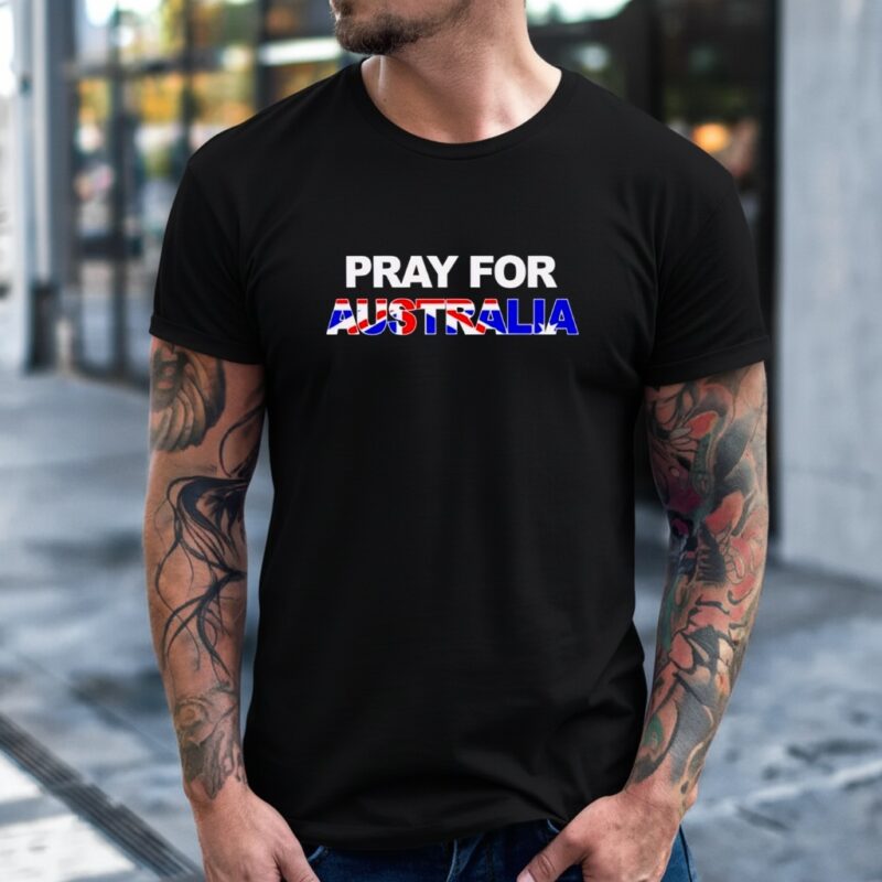 Bondi Beach Pray For Australia_T-Shirt