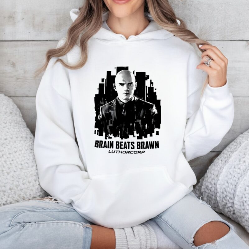 Brain Beats Brawn Luthorcorp_Hoodie
