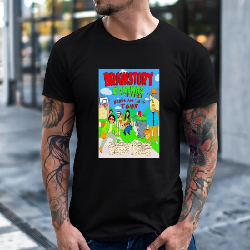 Brainstory Broke Ass Xmas 2025 Tour_T-Shirt