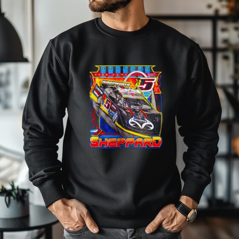 Brandon Sheppard 2025 Dome Dennis G Woodworth Car Racing_Crewneck Sweatshirt