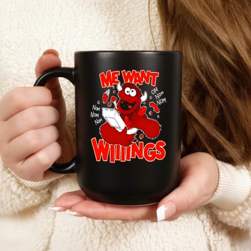 Buffalo Bills monster me want wings_Ceramic Mug