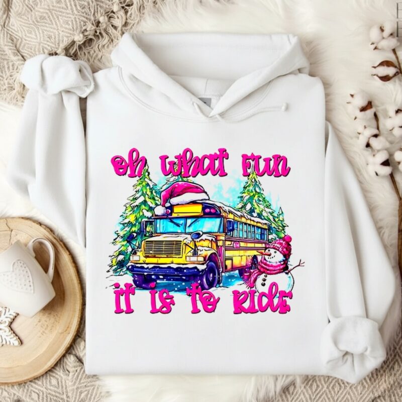 Bus school oh what fun it is to ride Christmas_Hoodie