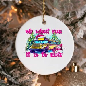 Bus school oh what fun it is to ride Christmas_Ornaments