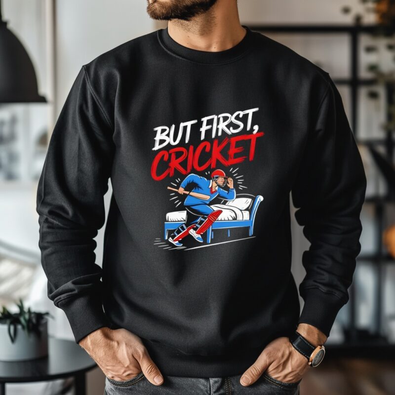 But first cricket Indian Premier League 2025 cricket_Crewneck Sweatshirt