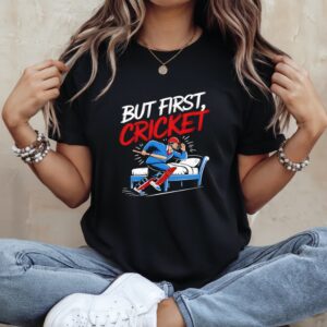 But first cricket Indian Premier League 2025 cricket_Ladies T-Shirt
