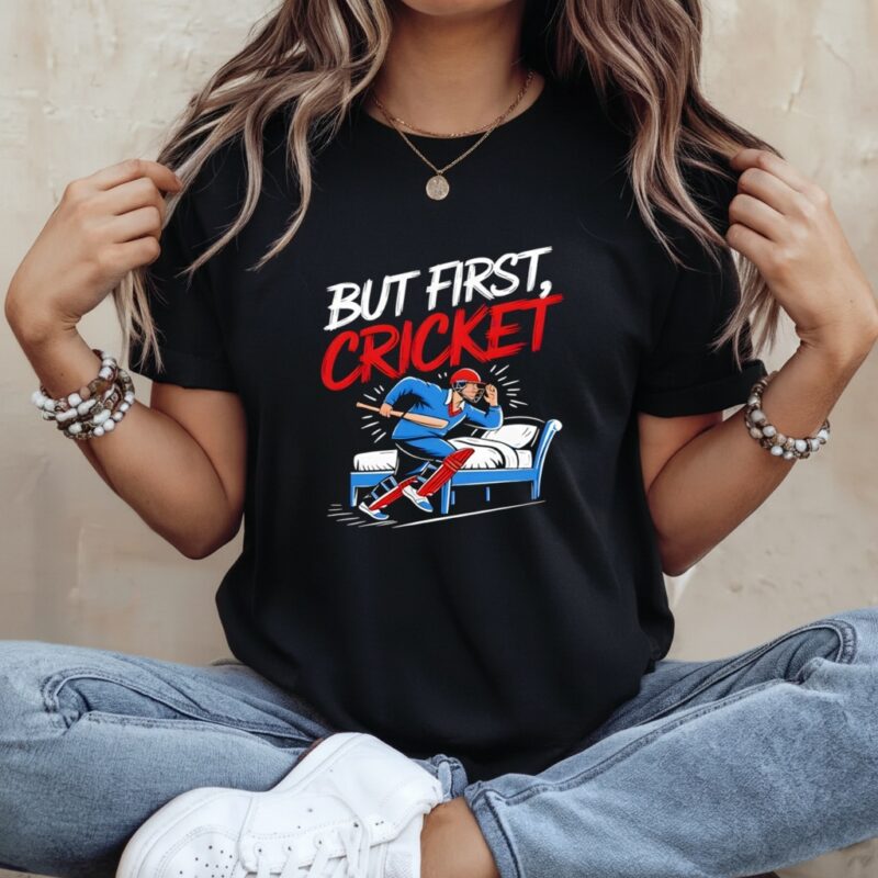 But first cricket Indian Premier League 2025 cricket_Ladies T-Shirt