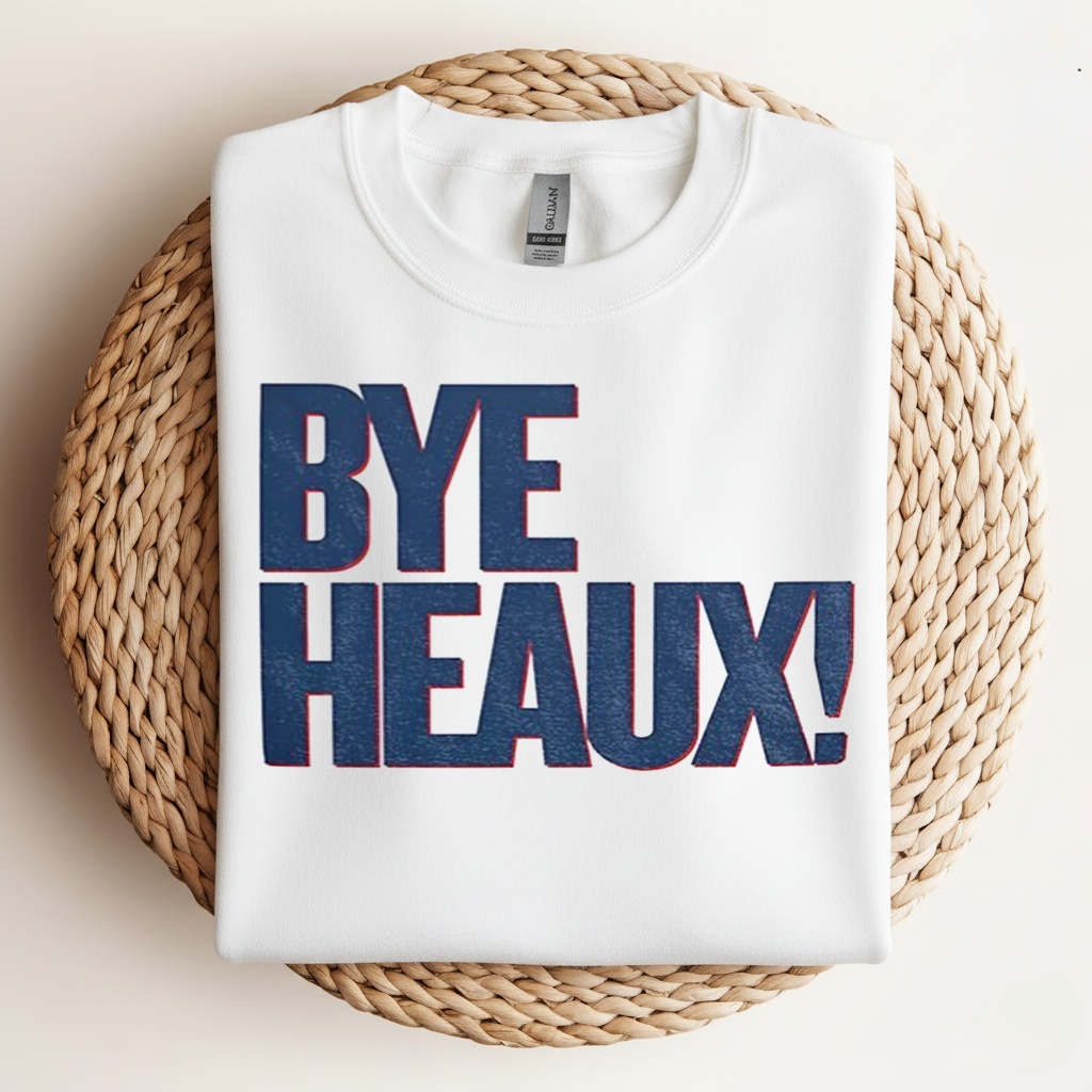 Bye Heaux Ole Miss Rebels football 2025_Crewneck Sweatshirt Bye Heaux Ole Miss Rebels football 2025_Crewneck Sweatshirt