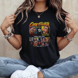 Cage Fighter Nicolas Cage Retro Gaming Movie_Ladies T-Shirt