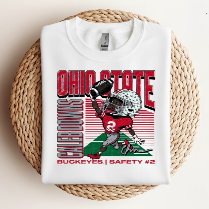 Caleb Downs Ohio State #2 Caricature_Crewneck Sweatshirt
