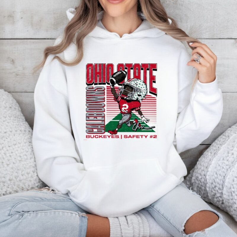 Caleb Downs Ohio State #2 Caricature_Crewneck Sweatshirt