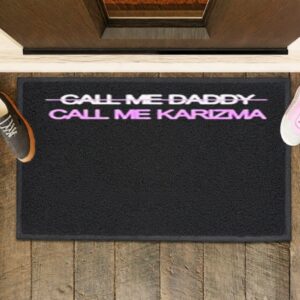 Call Me Karizma Call Me Daddy_Rubber Doormat