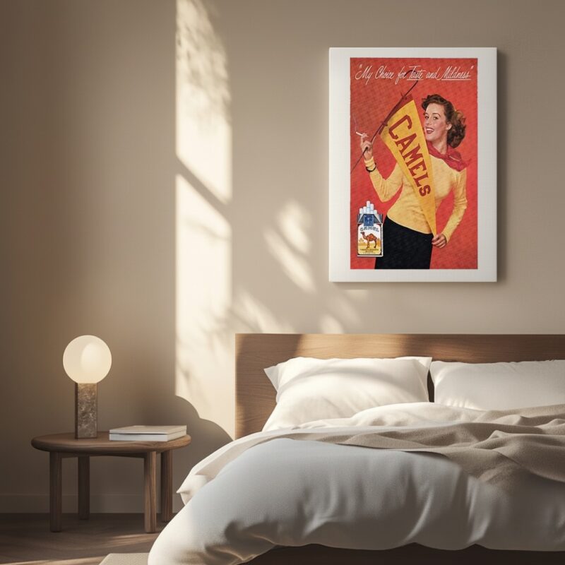 Camel cigarettes My choice for taste and millness vintage_Canvas