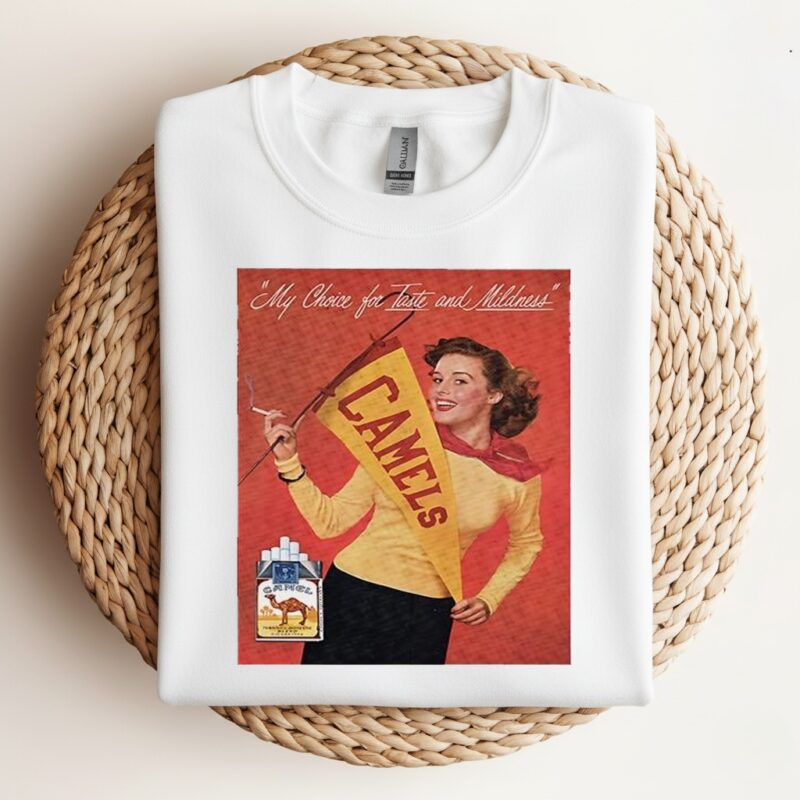 Camel cigarettes My choice for taste and millness vintage_Crewneck Sweatshirt