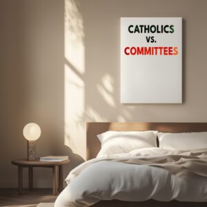 Catholics Vs Committees College Football Parody Notre Dame Fighting Irish_Canvas