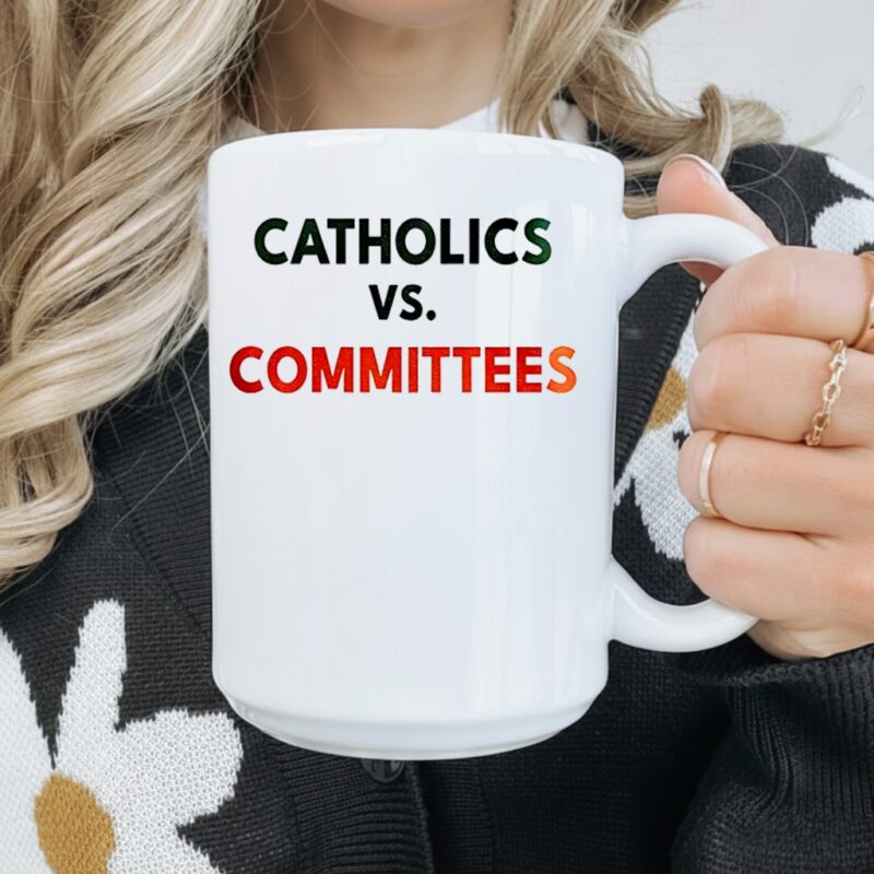 Catholics Vs Committees College Football Parody Notre Dame Fighting Irish_Mug