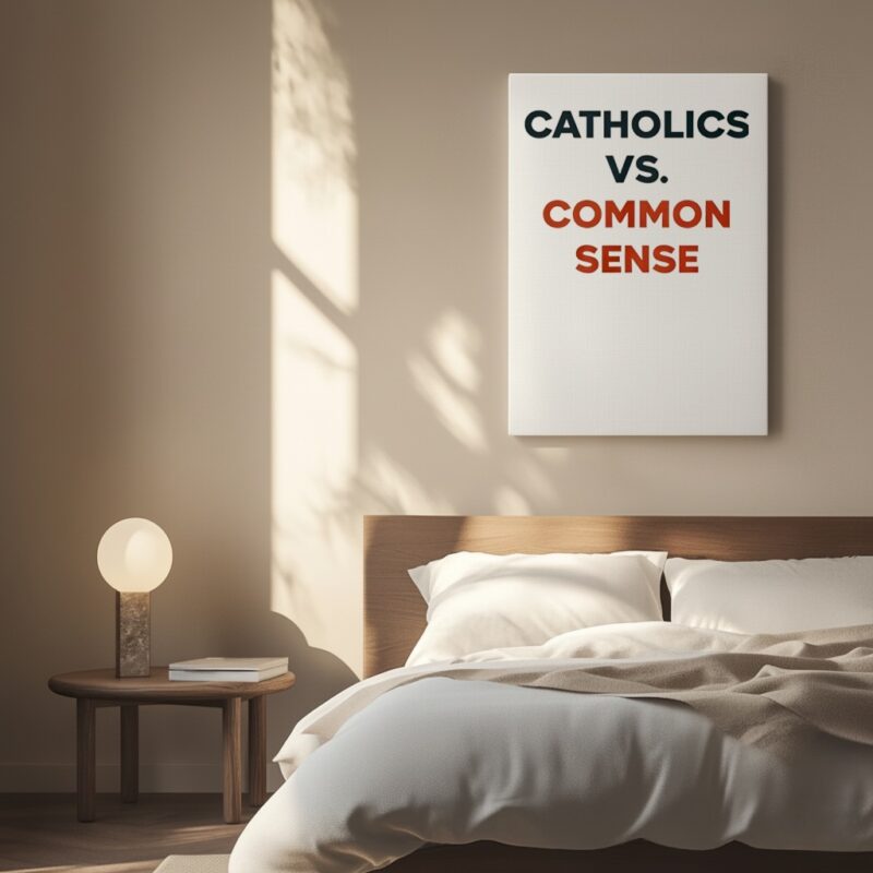 Catholics Vs. Common Sense_Canvas