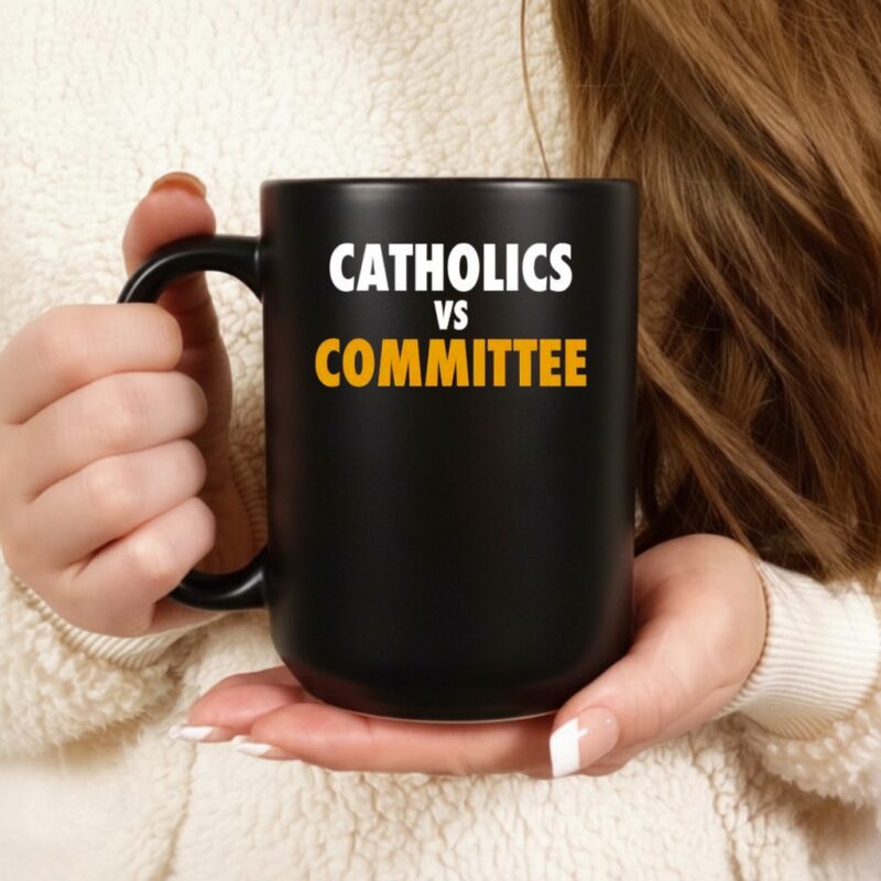 Catholics vs Committee logo_Ceramic Mug