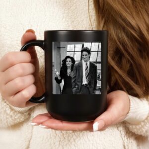 Chandler Bing and Courteney Cox Friends graphic 90s sitcom TV show vintage_Ceramic Mug