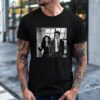 Chandler Bing and Courteney Cox Friends graphic 90s sitcom TV show vintage_T-Shirt