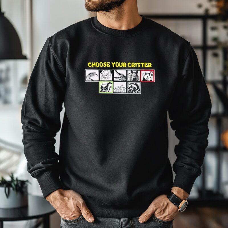 Choose Your Critter_Crewneck Sweatshirt