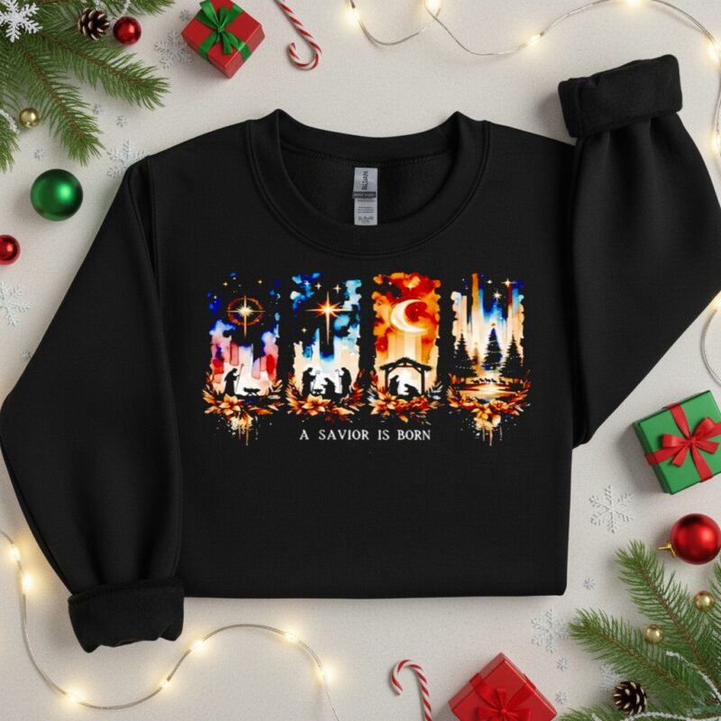 Christmas A Savior is Born_Crewneck Sweatshirt