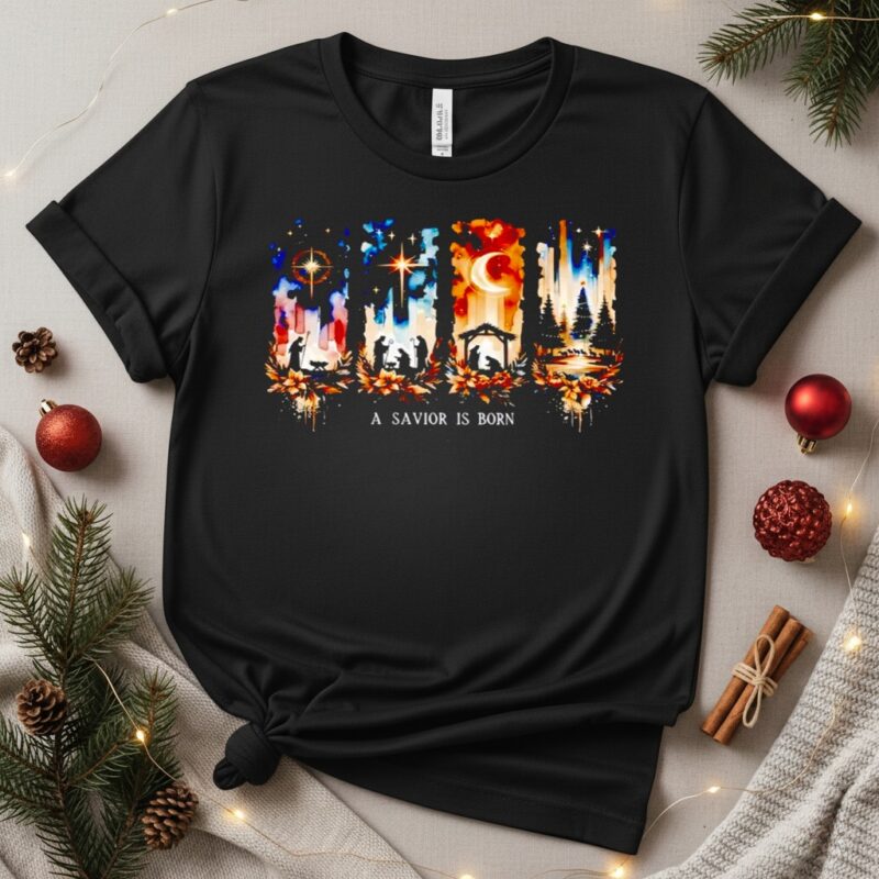Christmas A Savior is Born_T-Shirt