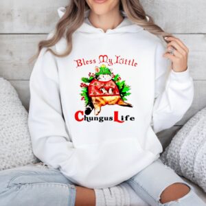 Christmas Cat Bless My Little Chungus Life_Hoodie