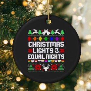 Christmas Lights & Equal Right LGBT_Ornaments