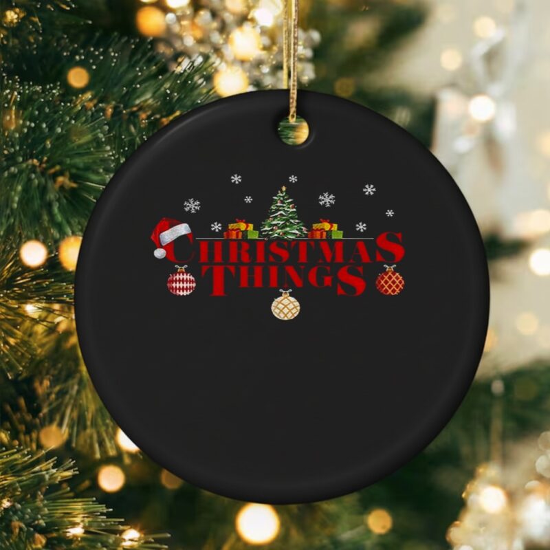 Christmas Things Christmas tree Stranger Things Merry Christmas_Ornaments
