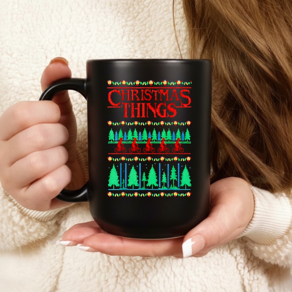 Christmas Things Stranger Things_Ceramic Mug Christmas Things Stranger Things_Ceramic Mug