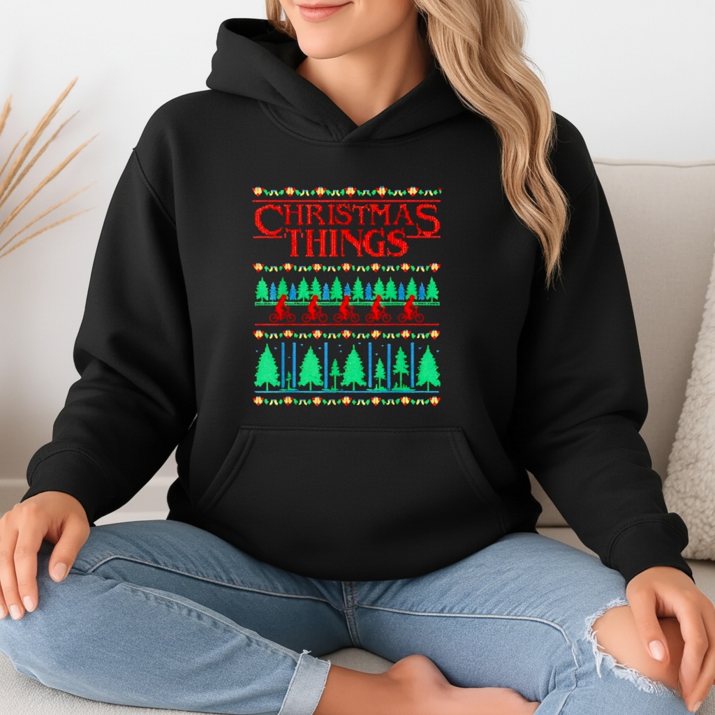 Christmas Things Stranger Things_Hoodie Christmas Things Stranger Things_Hoodie