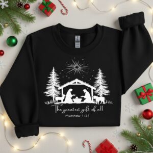 Christmas the greatest gift of all_Crewneck Sweatshirt