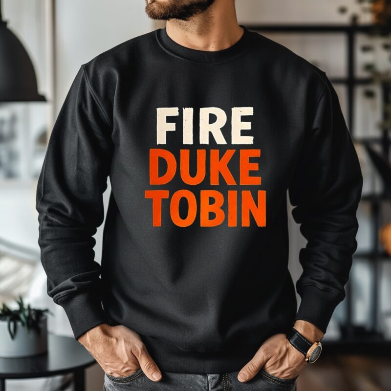Cincinnati Bengals NFL fire Duke Tobin letter_Crewneck Sweatshirt