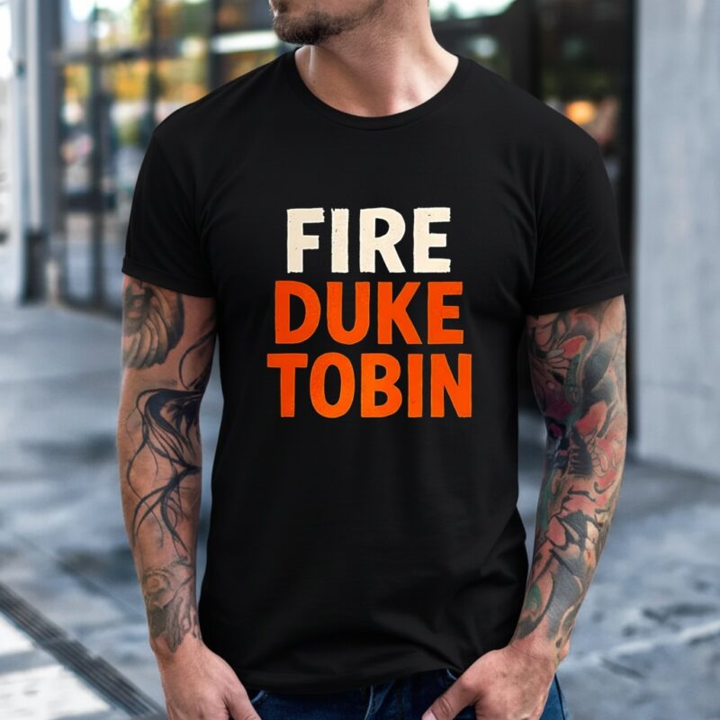 Cincinnati Bengals NFL fire Duke Tobin letter shirt