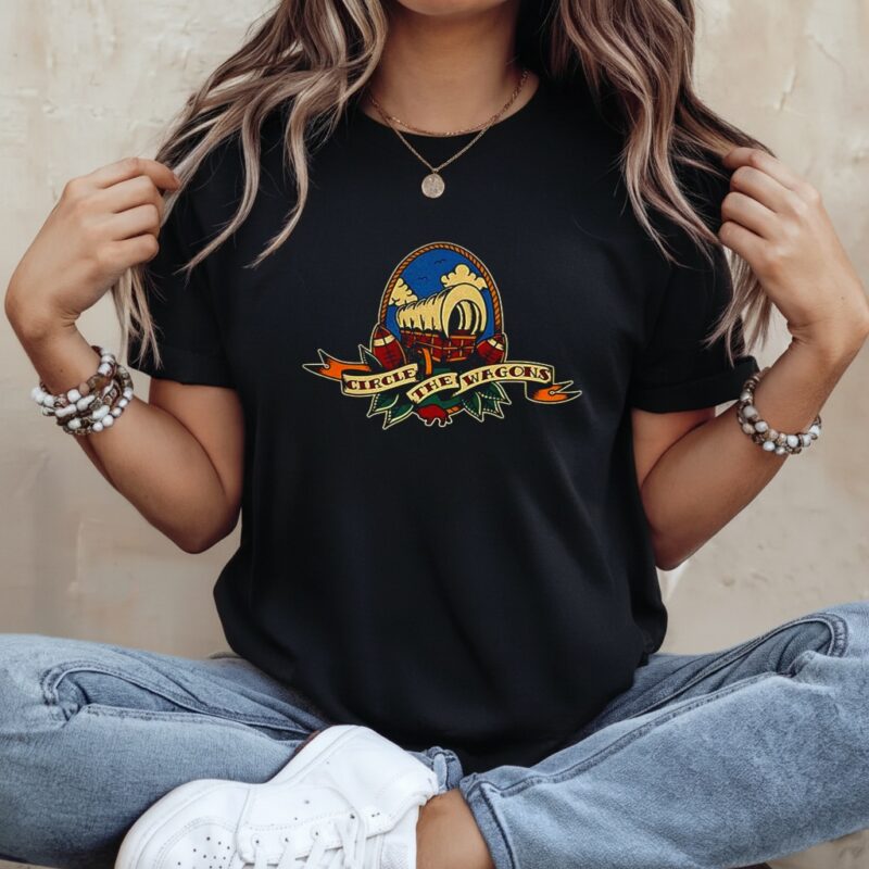 Circle the Wagon Flash_Ladies T-Shirt