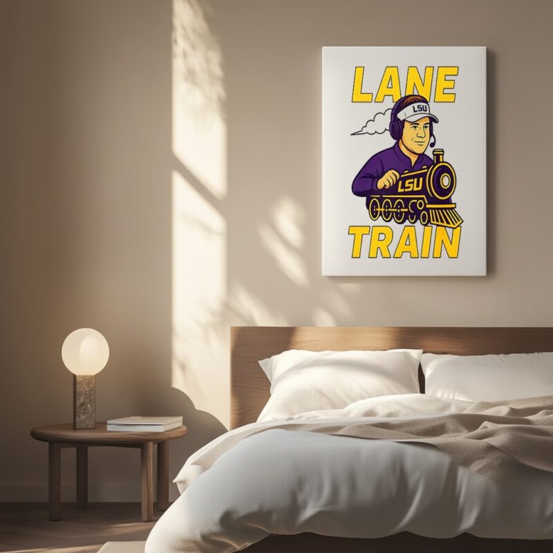 Coach Lane Train LSU Tigers_Canvas
