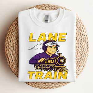 Coach Lane Train LSU Tigers_Crewneck Sweatshirt