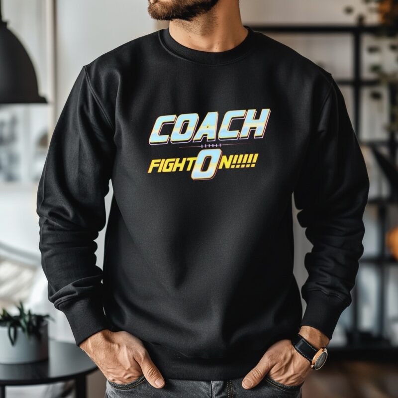 Coach fight on USC Trojans football_Crewneck Sweatshirt