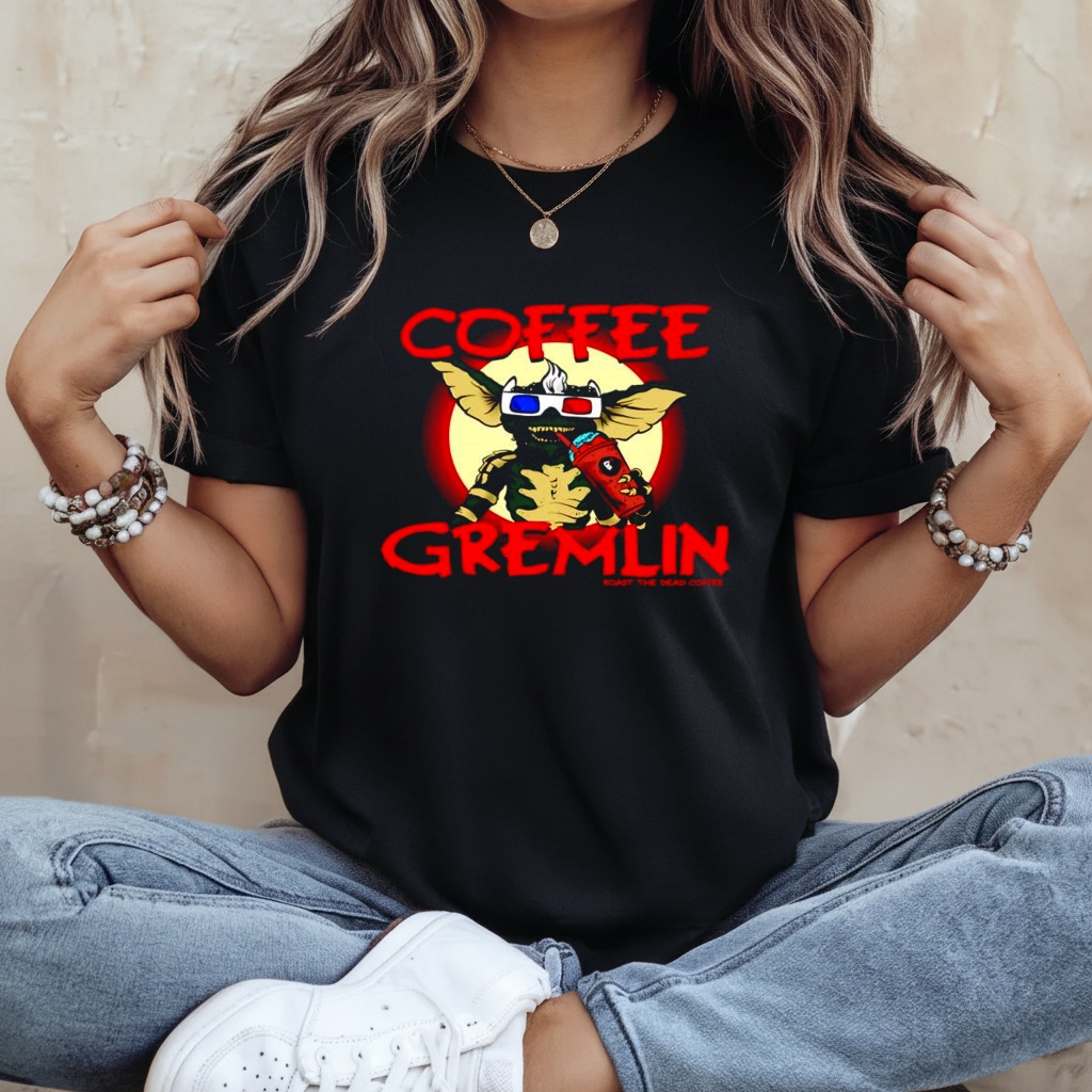 Coffee Gremlin Roast The Dead coffee shop_Ladies T-Shirt