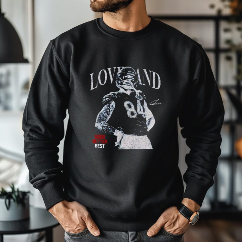 Colston Loveland Chicago Football Good Better Best_Crewneck Sweatshirt