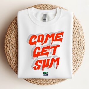 Come Get Sum Orange text_Crewneck Sweatshirt