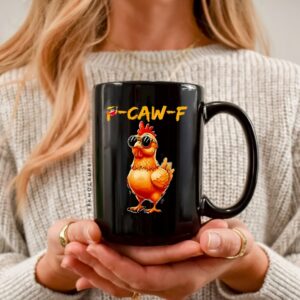Cool Chicken Sunglasses Caw F Humor_Ceramic Mug