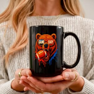 Cool Game Day Bear Graphic_Ceramic Mug