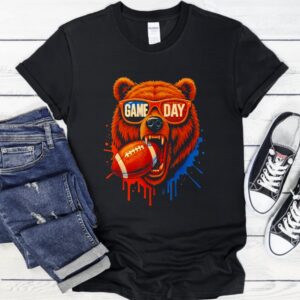 Cool Game Day Bear Graphic_T-Shirt